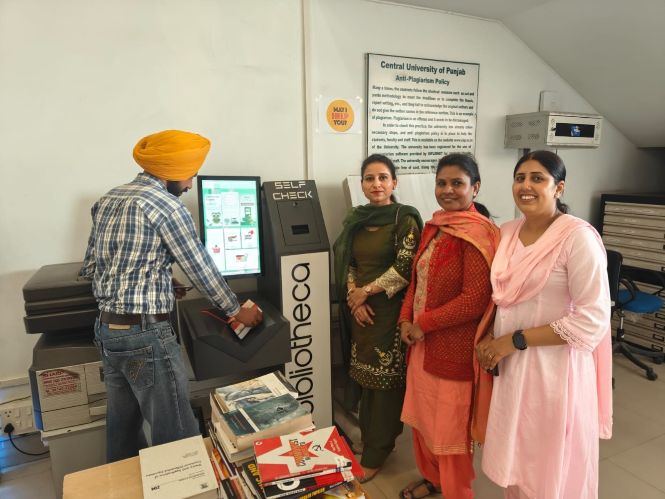 Visited the Ranganathan Library, Central University of Punjab